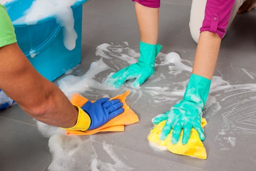 A professional Lambeth cleaner maintaining a fresh home interior