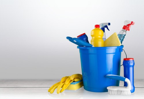 Commercial cleaners in Lambeth maintaining a tidy workplace
