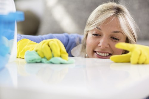 Illustration of a structured complaints review for a cleaner service