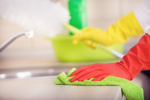 Image showing a complaint resolution process for a cleaning service